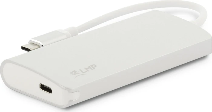 LMP USB-C Video Hub, 5-Port, USB-C 3.0 [Stecker], silber