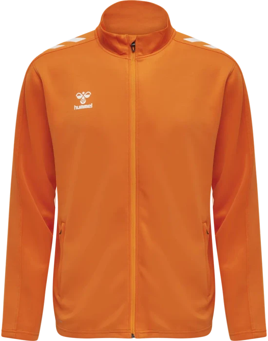 hummel Core XK Poly Zip Sweat Trainingsjacke orange tiger