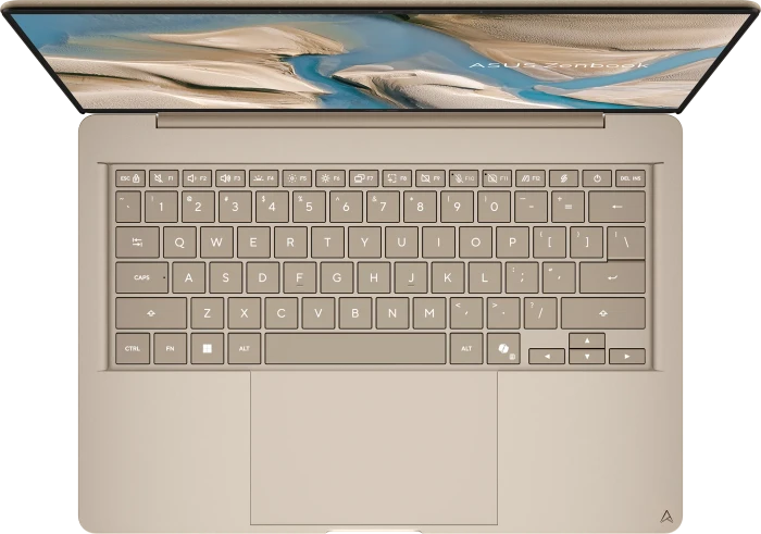 ASUS Zenbook 14 UX3480QA-U1157W, Zabriskie Beige, Snapdragon X - X1-26-100, 16GB RAM, 512GB SSD, DE
