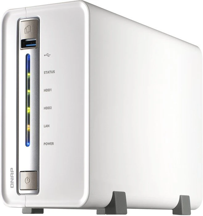 QNAP Turbo Station TS-251C, 1GB RAM, 1x RJ-45 1000Base-T, 1x USB-A 3.0