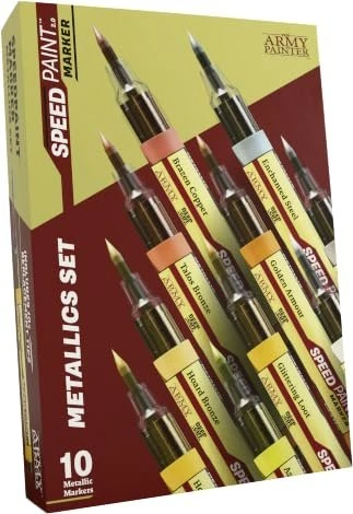 Army Painter Speedpaint 2.0 Marker Metallics Set Farbset, 10-tlg.