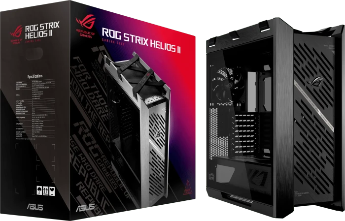 ASUS ROG Strix Helios II GX601S Black, Glasfenster