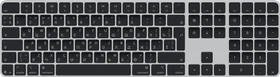 Apple Magic Keyboard mit Touch ID und Ziffernblock für Mac mit Apple Chip (USB-C), schwarz/silber, USB/Bluetooth, RU