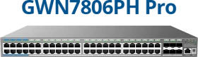 Grandstream GWN7800 Pro Series Rackmount Gigabit Managed Switch, 48x RJ-45, 6x SFP+, 720W PoE++ (GWN7806PH Pro)