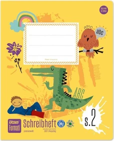 Ursus Formati Schulheft Schreiben S.2, Quart, liniert, 20 Blatt