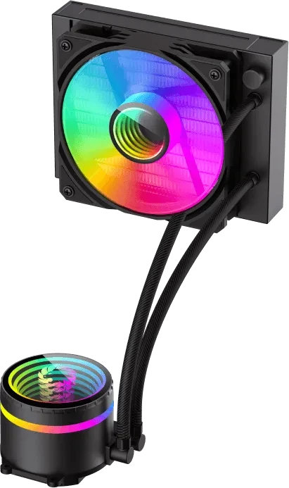 GameMax IceBurg 120mm BK, schwarz