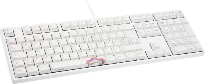 Ducky One Rainbow PBT weiß, MX BROWN, USB, DE