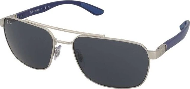 Ray-Ban RB3701 59mm poliert silber/grau