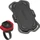KLICKfix Phonepad Quad Mini Halterung grau/schwarz (2720)