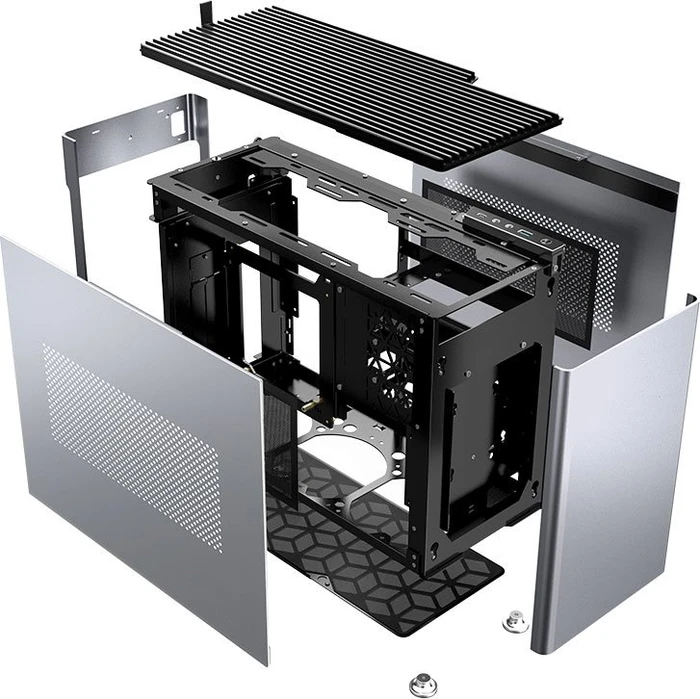 Jonsbo Jonsplus i100 Pro, silber, Mini-ITX
