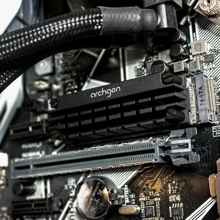 Archgon HS-1110 Kühlkörper für M.2 2280 SSD, schwarz