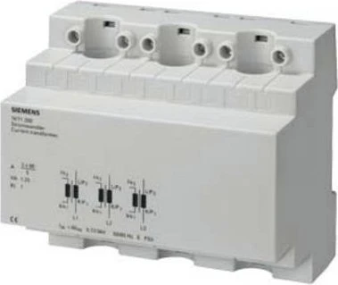 Siemens Durchsteckstromwandler 7KT1200 | 3-phasig | 60A/5A | Klasse 1 | beglaubigt | Schraubanschluss | weiß