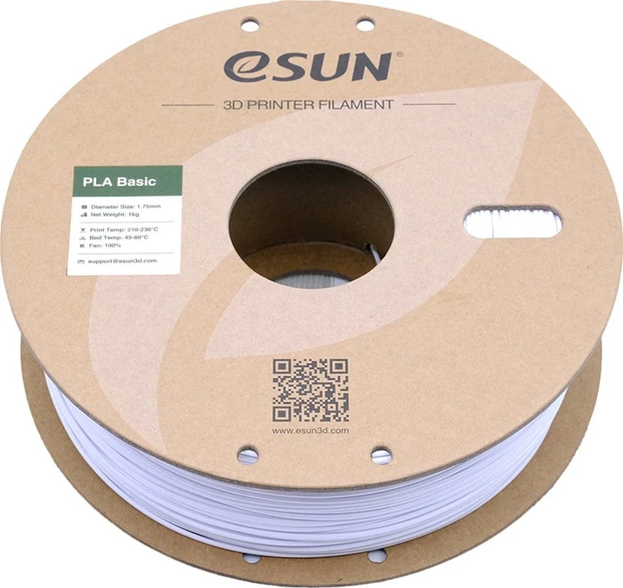 eSUN PLA-Basic eSpool+, cold white, Spule, 1.75mm, 1.00kg