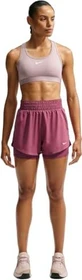 Nike One Dri-FIT 2in1 Hose kurz pink smoke/white (Damen)