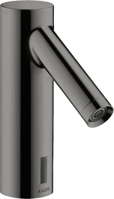 Hansgrohe AXOR Starck Elektronik-Waschtischmischer mit Temperaturvoreinstellung Batteriebetrieb polished black chrome