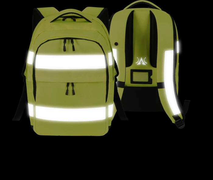 Dicota Hi-Vis 25 Liter, Notebook Rucksack, gelb