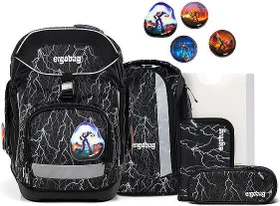 Ergobag Pack Super ReflektBär 2025 Schulrucksack-Set,   6-tlg.