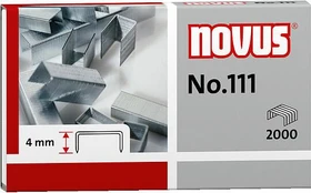 Novus Heftklammern, No.111, verzinkt, 2000 Stück