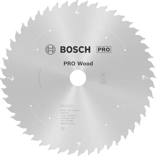 Bosch Professional Standard for Wood Kreissägeblatt 48Z, 190x1.1x16mm, 1 Stück