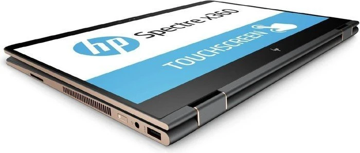 HP Spectre x360 Convertible 15-bl002ng, Dark Ash Silver, Core i7-7500U, 16GB RAM, 256GB SSD, GeForce 940M, DE