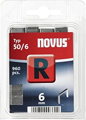 Novus Typ 50 Tacker-Klammern, 6x12.5mm, 960 Stück