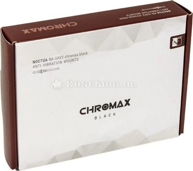 Noctua NA-SAV2 chromax.black, schwarz, 20 Stück