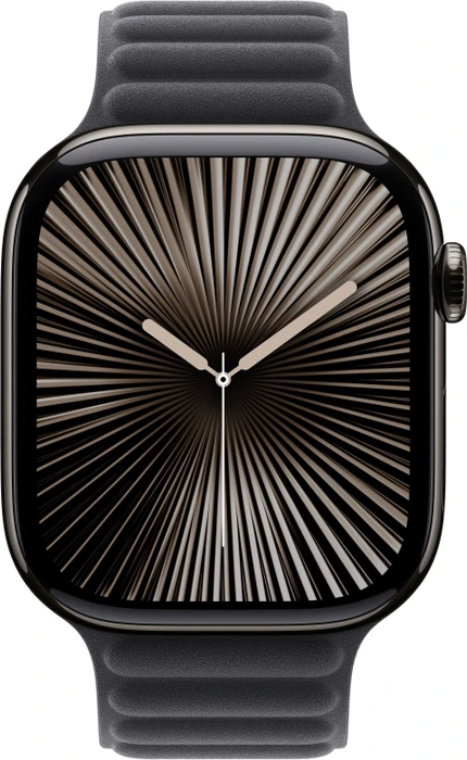 Apple Armband mit Magnetverschluss S/M für Apple Watch 46mm schwarz
