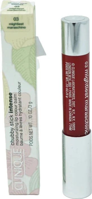 Clinique Chubby Stick Intense Moisturizing Lip Colour Balm Mightiest Marachino, 3g