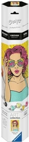 Ravensburger Malen nach Zahlen CreArt Leinwand ART Collection: Lady in Pink (PopArt)