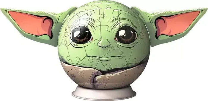 Ravensburger Puzzle 3D Puzzle-Ball Mandalorian Grogu mit Ohren