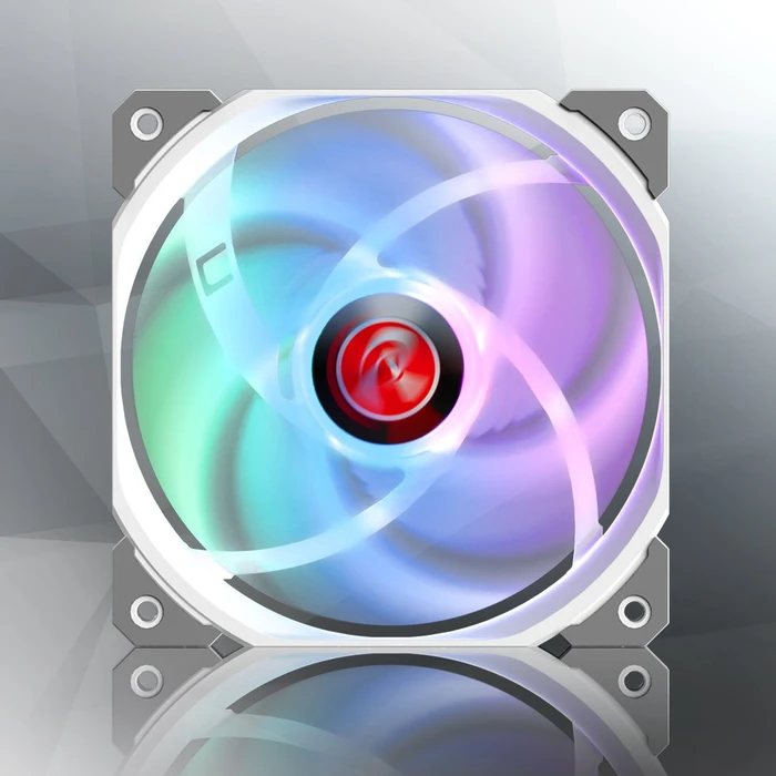 Raijintek Ageras 12 White ARGB, LED-Steuerung, 120mm, 2er-Pack