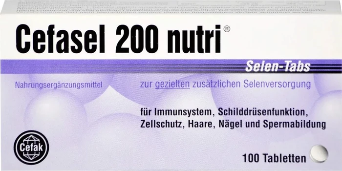 Cefak Cefasel 200 nutri Selen-Tabs, 100 Stück