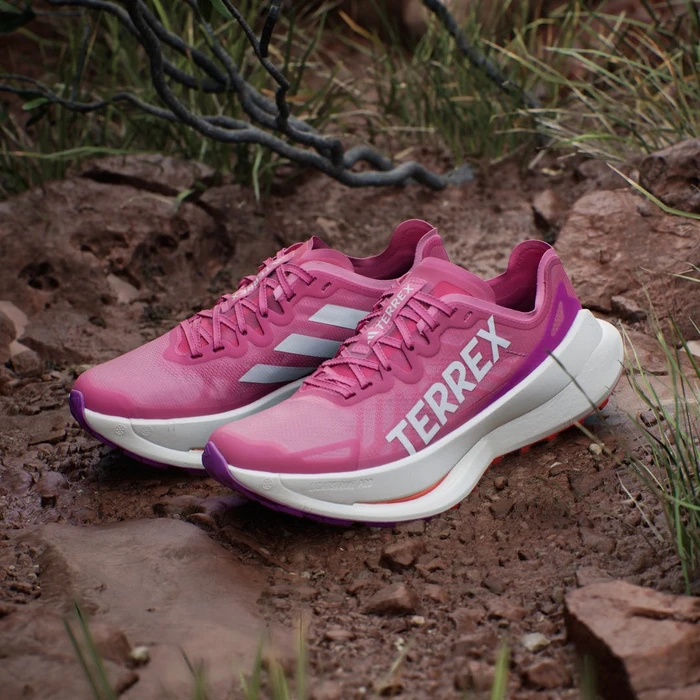 adidas Terrex Agravic Speed pink fusion/crystal white/purple burst (Damen)