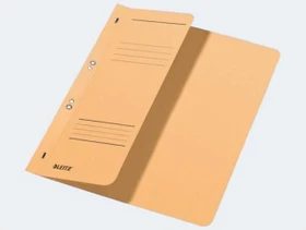 Leitz Ösen Schnellhefter für kaufmännische Heftung mit 1/2 Vorderdeckel, A4, beige