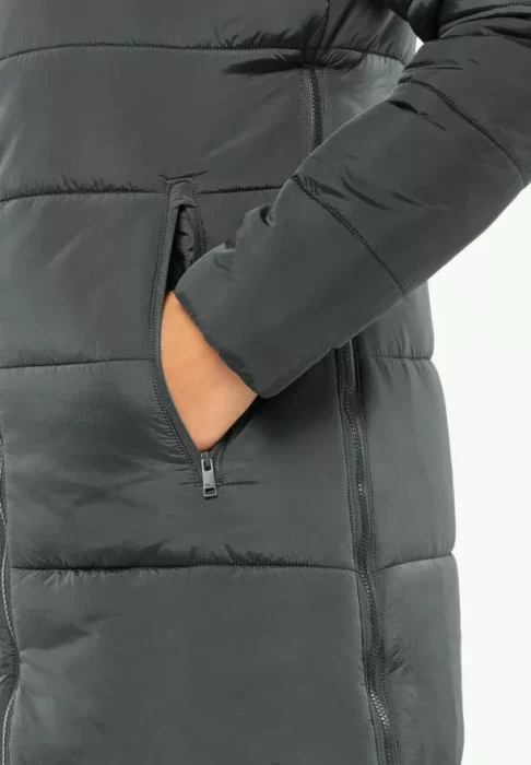 Jack Wolfskin Eisbach Funktionsmantel slate green (Damen)