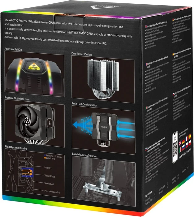 ARCTIC Freezer 50, A-RGB Controller