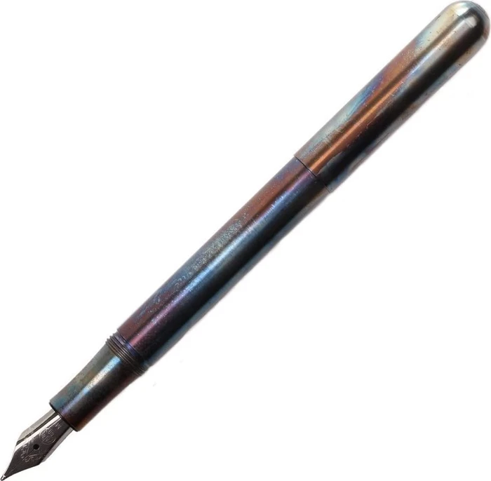 Kaweco Liliput fireblue, rechte Hand, fein