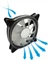 LC-Power Case Fan 120mm ARGB Reverse, schwarz, LED-Steuerung, Fernbedienung, 120mm, 3er-Pack Vorschaubild