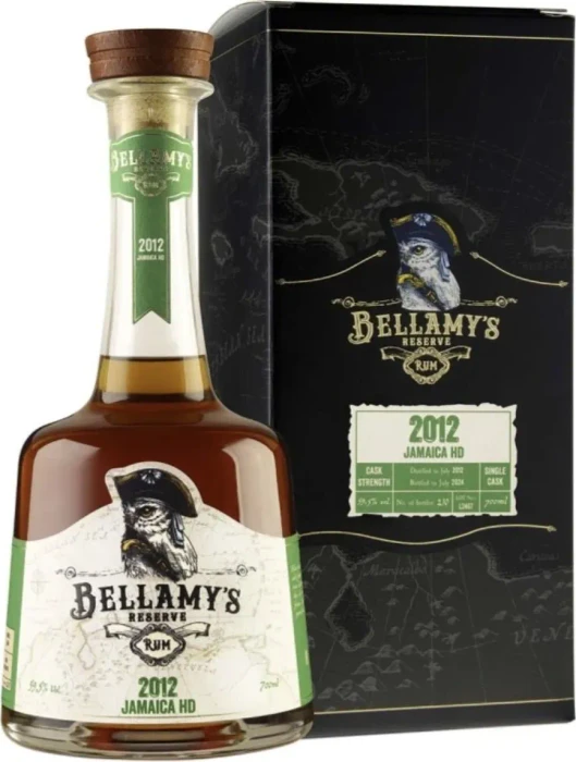 Bellamy's Reserve Rum Barbados Rum Jamaica Cask Finish 700ml