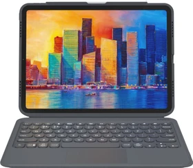 ZAGG Pro Keys mit Trackpad für iPad Air 4/iPad Pro 11", schwarz/grau, DE