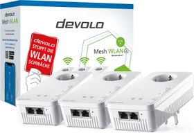devolo Mesh WLAN 2 Multiroom Kit, 3er-Pack (8760 / 8764)