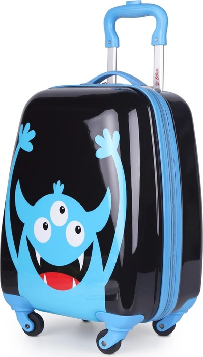 Hauptstadtkoffer For Kids Monster Spinner 24l blau
