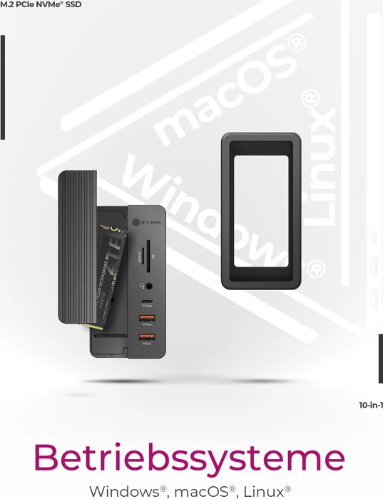 RaidSonic Icy Box IB-DK4072M-CU31, USB-C 3.1 [Buchse]