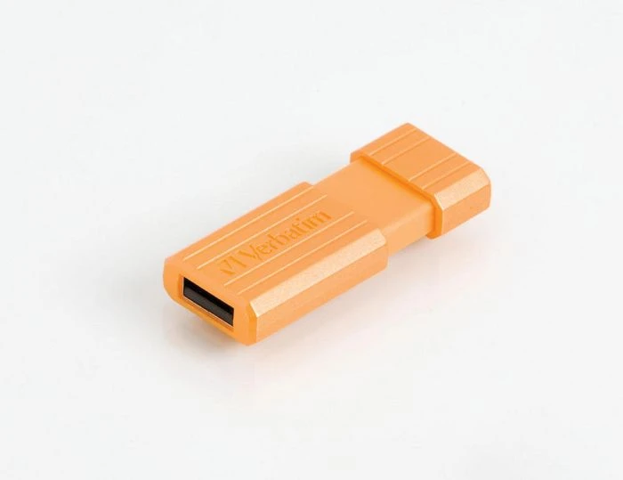 Verbatim Store 'n' Go PinStripe 8GB orange, USB-A, USB 2.0