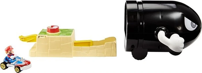 Mattel Hot Wheels Mario Kart Kugelwilli Beschleuniger und 1 Auto