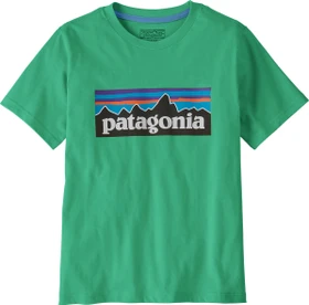 Patagonia P-6 Logo T-Shirt kurzarm aqua stone (Junior)