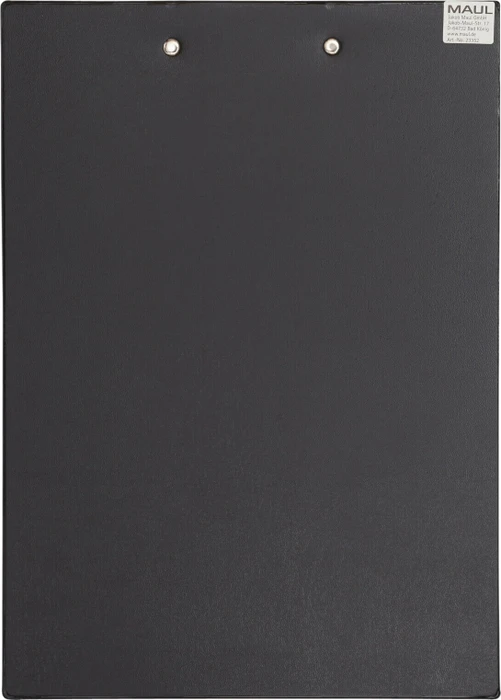 Maul Klemmbrett mit Folienüberzug, A4, schwarz