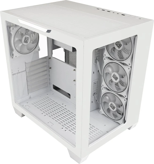 LC-Power Gaming 807W Stormwatch_X, weiß, Glasfenster