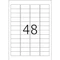 Herma Etiketten, 45.7x21.2mm, ablösbar, hellblau, 20 Blatt (960 Etiketten) Vorschaubild
