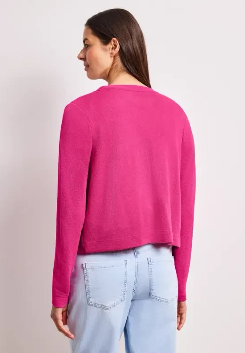 Street One Langarm Strickjacke magenta dream (Damen)